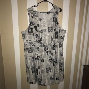 Modcloth “Spreading the Mews” Retro Dress 😻😻